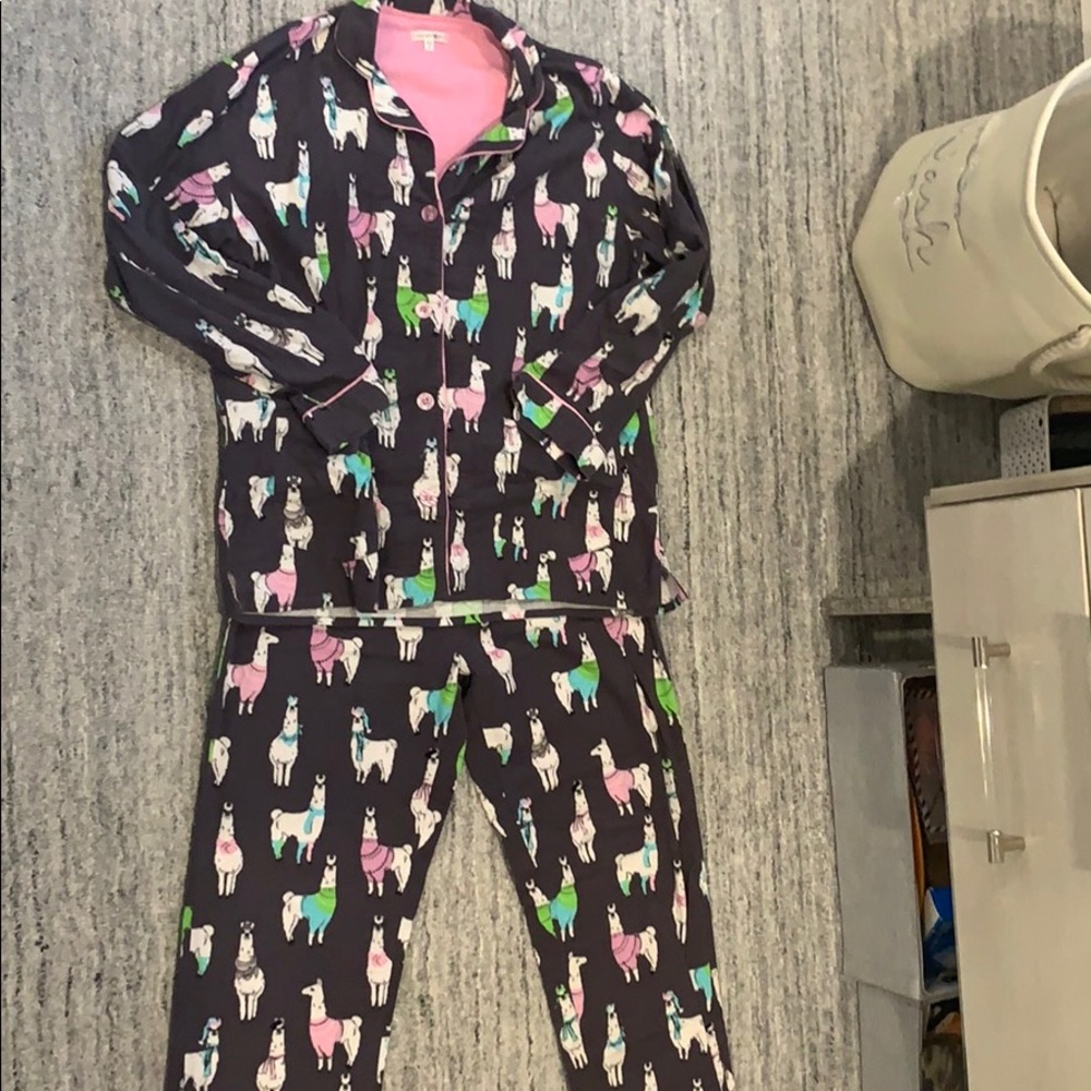 PJ Salvage Llama set. Barely worn. Size small